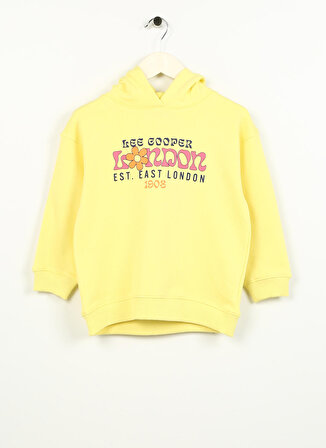 Lee Cooper Sarı Kız Çocuk Sweatshirt 241 LCG 241001 FIORENZA SARI