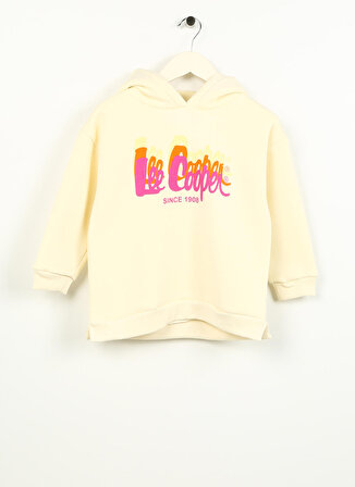 Lee Cooper Ekru Kız Çocuk Sweatshirt 241 LCG 241002 BETTY EKRU