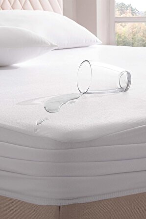 Yataş Eco Touch 180 x 200 Su Geçirmez Alez Beyaz