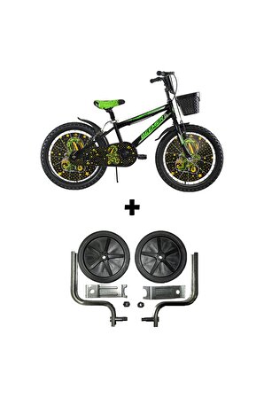 Tunca Beemer 20 Jant 6 - 10 Yaş Çocuk Bisikleti + Yan Destek Tekeri Hediyeli - Yeşil