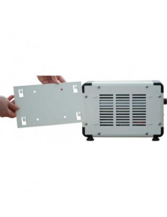 Heatbox board mini krem renk elektrikli fanlı ısıtıcı 2000  watt