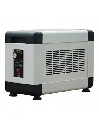 Heatbox board mini krem renk elektrikli fanlı ısıtıcı 2000  watt