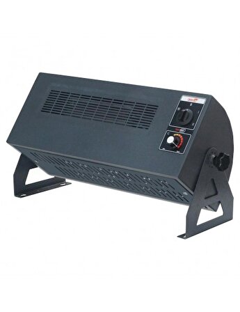 Heatbox 360 derece dönebilir füme monofaze fanlı elektrikli ısıtıcı 1000-2000 watt