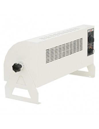 Heatbox 360 derece dönebilir füme monofaze fanlı elektrikli ısıtıcı 1000-2000 watt