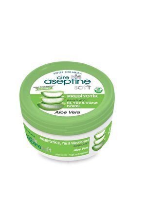 Cire Aseptine Soft Prebiyotik Tüm Cilt Tipleri İçin Aloe Veralı Su Bazlı Yağsız Rahatlatıcı Yüz Bakım Kremi 30 ml