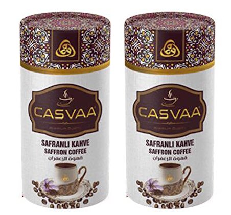 Casvaa Coffee 250 gr 2'li Safranlı Türk Kahvesi