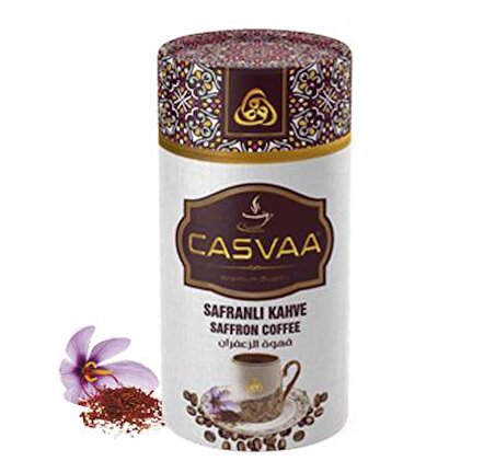 Casvaa Coffee 250 gr 3'lü Safranlı Türk Kahvesi