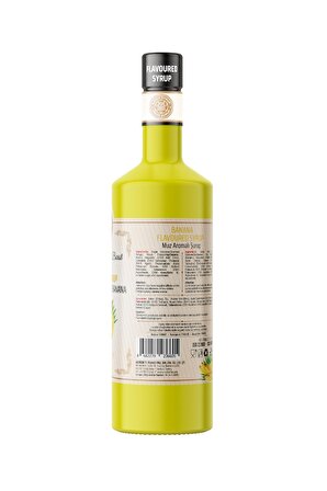 Sirius Premium Muz Ananas Elma Aromalı Şurup 3'lü Set (3x700 ml)