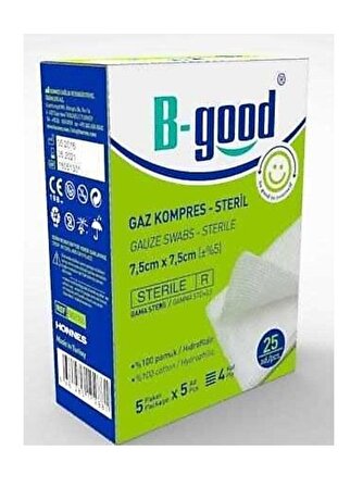 B-Good Gaz Kompres 7,5Cm*7,5Cm 25 Li