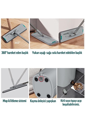 SMARTER AQUA JET TABLET MOP TEMİZLİK SETİ