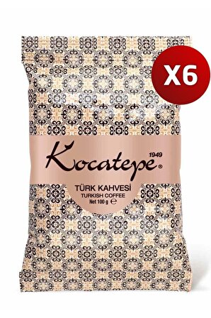 Kocatepe Türk Kahvesi 100 Gr Folyo 6'lı Paket