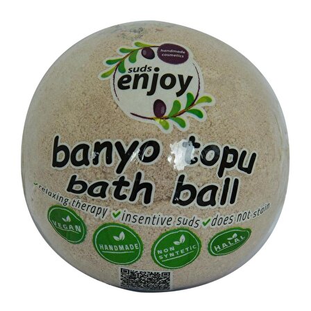 Enjoy El Yapımı Lavantalı Banyo Bombası Banyo Topu Mor 100Gr