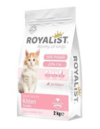 Royalist Premium Tavuklu Yavru Kedi Maması 2 Kg