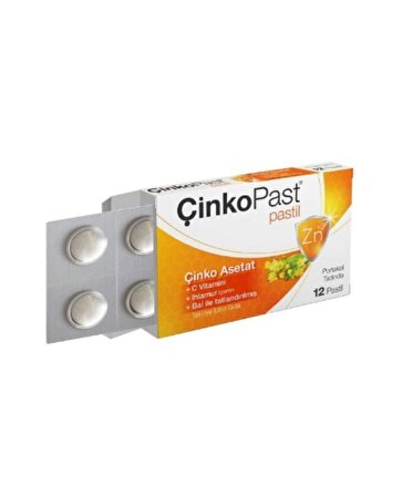 Çinkopast C Vitamini Ihlamur Bal Pastil 12'li