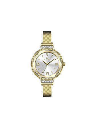 Welar Wel1303 Minimal 6 Renk Taşlı Klasik Hasır Kadın Kol Saati
