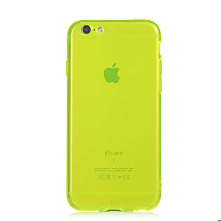 iPhone 6 Uyumlu Zore Mun Silikon-Sarı