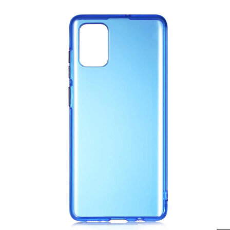 Galaxy A71 Uyumlu Zore Bistro Kapak-Mavi