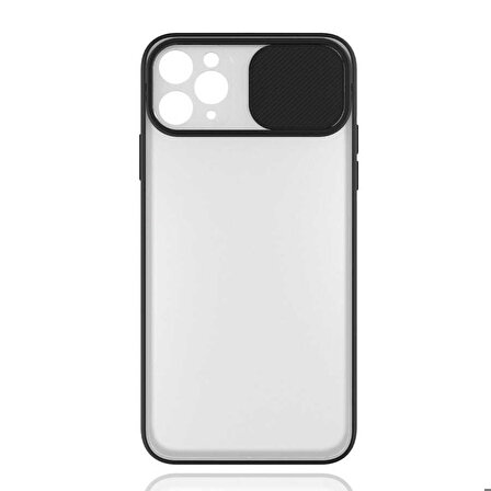 iPhone 11 Pro Max Uyumlu Zore Lensi Kapak-Siyah