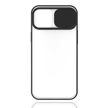 iPhone 12 Pro Uyumlu Zore Lensi Kapak-Siyah