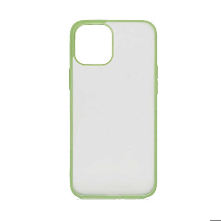 iPhone 12 Mini Uyumlu Zore Mess Kapak-Açık Yeşil