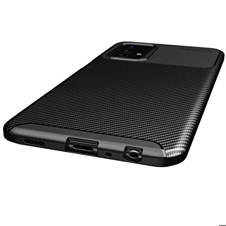 Galaxy A72 Uyumlu Zore Negro Silikon Kapak-Lacivert