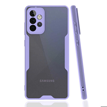 Galaxy A52 Uyumlu Zore Parfe Kapak-Mor