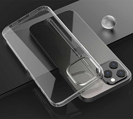 iPhone 12 Uyumlu Zore İmax Silikon-Siyah