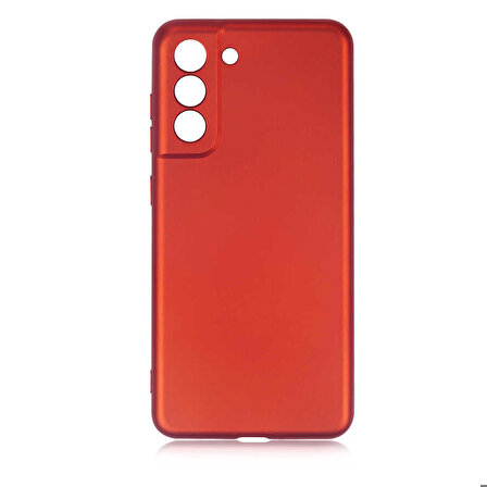 Galaxy S21 FE Uyumlu Zore Premier Silikon Kapak-Kırmızı