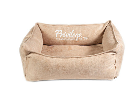 Privilege Premium Üstü Açık Visco Camel Küçük Irk Köpek Yatağı