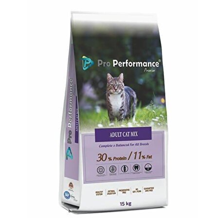 Pro Performance Tavuk-Sığır-Karidesli Mix Kedi Maması 15 Kg