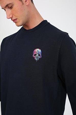 Esqudo Erkek Sweatshirt ESWTP0001 NAVY