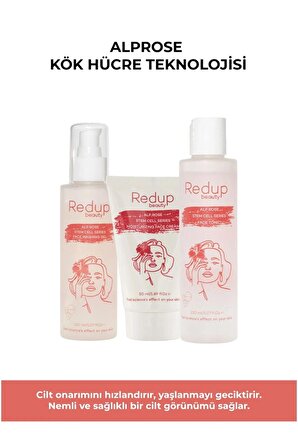 Redup Beauty Kök Hücre Serisi 3'lü Cilt Bakım Seti