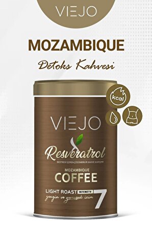 Viejo Kilo Vermeye ve Ödem Atmaya Yardımcı Resveratrol İçeren Mozambique Kahvesi