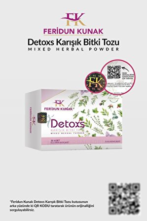 Feridun Kunak Detoxs Karışık Bitki Detoks Çayı 5gr X 30 Günlük