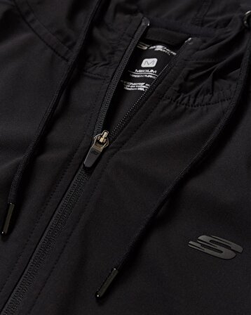 Skechers S202168-001 Micro Collection M Mesh Detailed Zip Jacket Erkek Spor Ceket