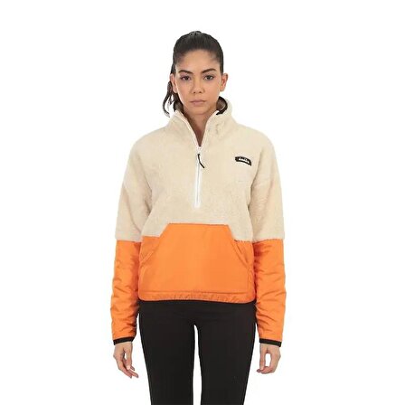 Diadora D202018-580 Colorblock W 1/2 Zip Sherpa Kadın Sweatshirt