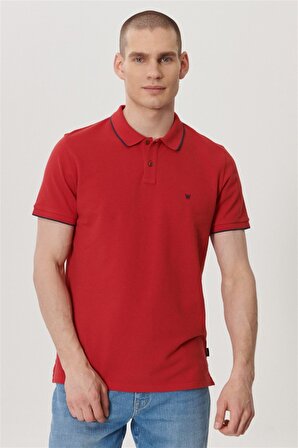 Wrangler Polo T-Shirt, S, Kırmızı