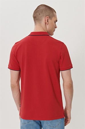 Wrangler Polo T-Shirt, S, Kırmızı