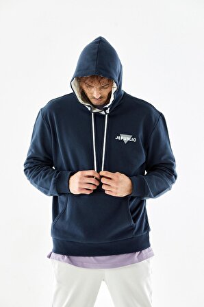 Erkek Lacivert Sweatshirt ( Model Kodu : J222128410 )
