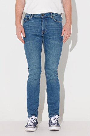 Rider Slim Fit Dar Kesim Normal Bel Mavi Esnek Jean Kot Pantolon