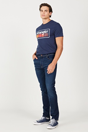 Texas Regular Tapered Fit Normal Kesim Koyu Mavi Esnek Jean Kot Pantolon
