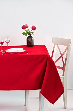 Roma Masa Örtüsü Kırmızı 170x220cm