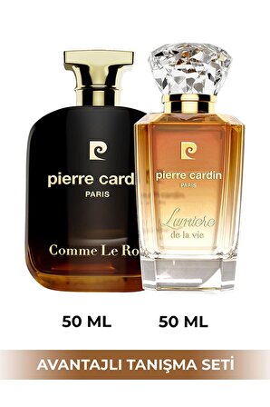 Pierre Cardin Lumiere De La Vie Edp 50 ml Kadın Parfüm ve Comme Le Roi Edp 50 ml Erkek Parfümü Seti STCC021200