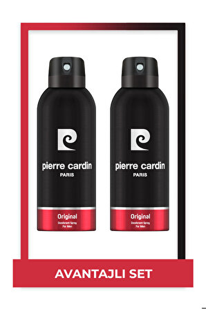 Pierre Cardin Original 150 ml üçlü Erkek Deodorant Seti STCA000601