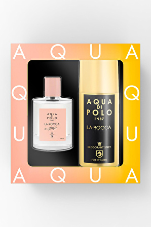 Aqua di Polo 1987 La Rocca Sense 50 ml Kadın EDP ve La Rocca 150 ml Deodorant Sprey Seti STCC000326