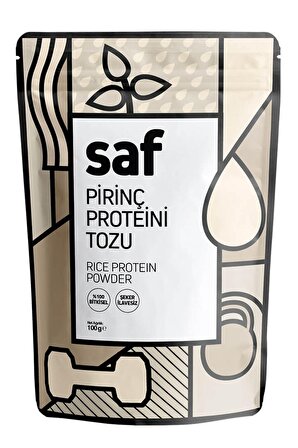 Saf Nutrition Pirinç Proteini Tozu 100gr.