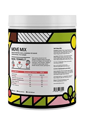Bitkisel Protein + Superfood Mix, Move 360gr.
