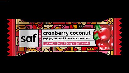 Saf Nutrition Cranberry Coconut Slim Bar 40 g