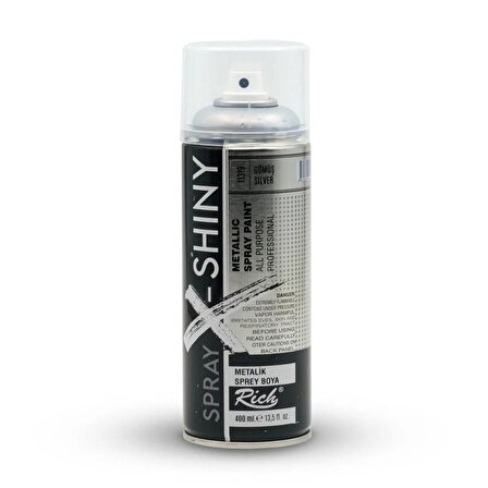 Rich Art-X Spray-X Sprey Boya 400 ml - 113119 Gümüş