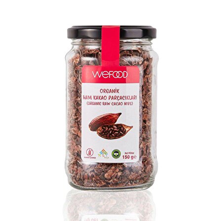 Organik Ham Kakao Parçacıkları (150 gr) - Wefood